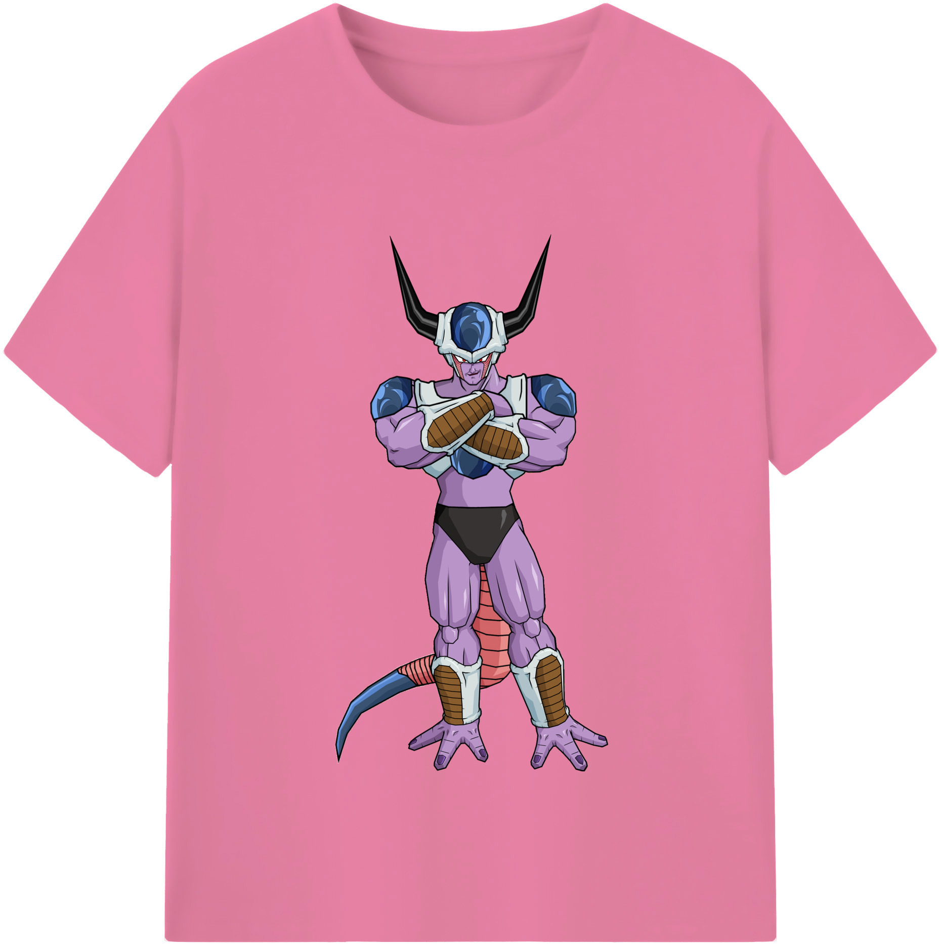 （画像用） ドラゴンボール フリーザ DRAGON BALL Frieza 綿100％半袖Tシャツ（フロントプリント）